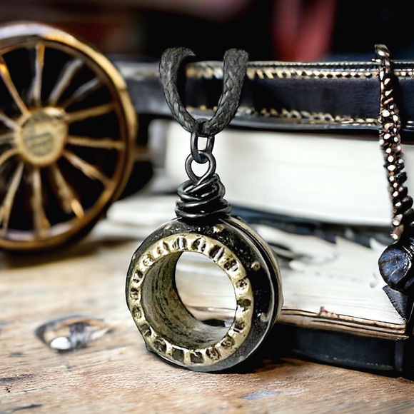 5 For $25💫Alternative Grunge Edgy Round Hole Pendant Necklace - Picture 1 of 7